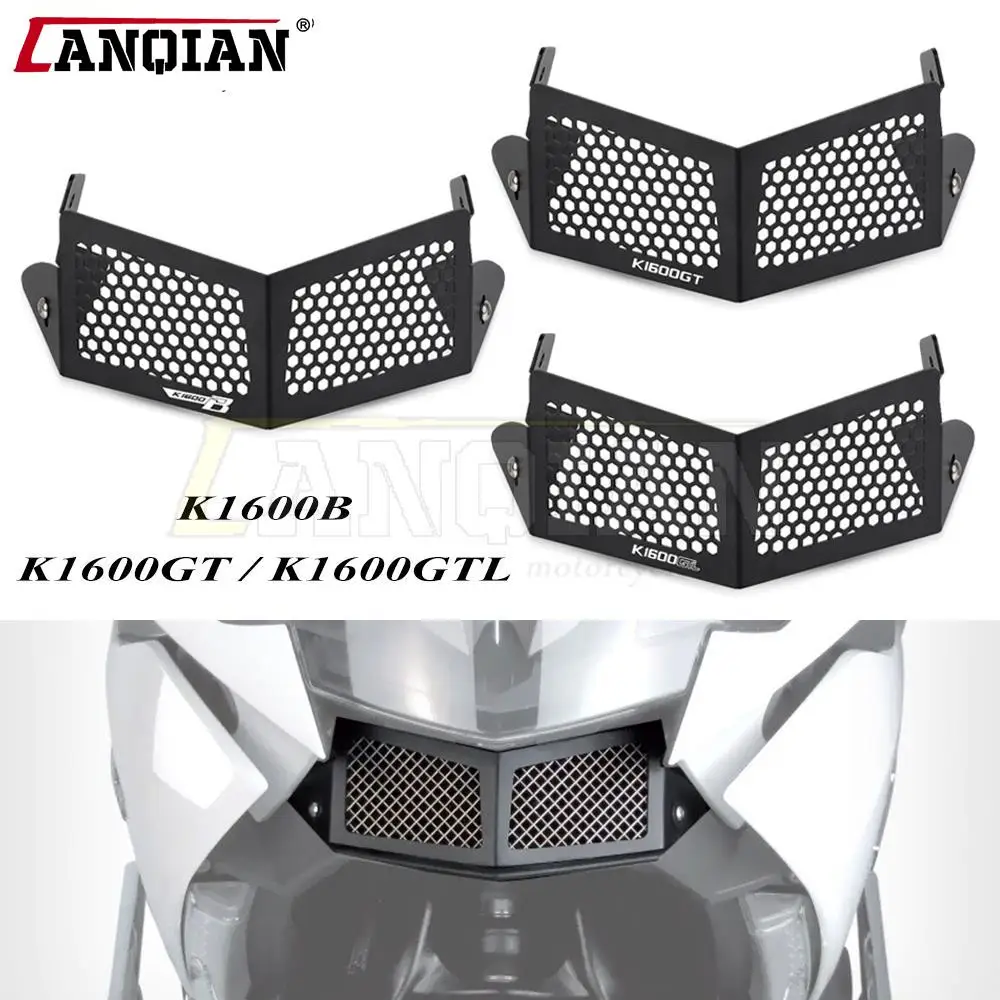 

Motorcycle Oil Cooler Protection Grill For BMW K1600GT K1600GTL K1600B K 1600 B GT GTL Grand America Front Radiator Guard Cover