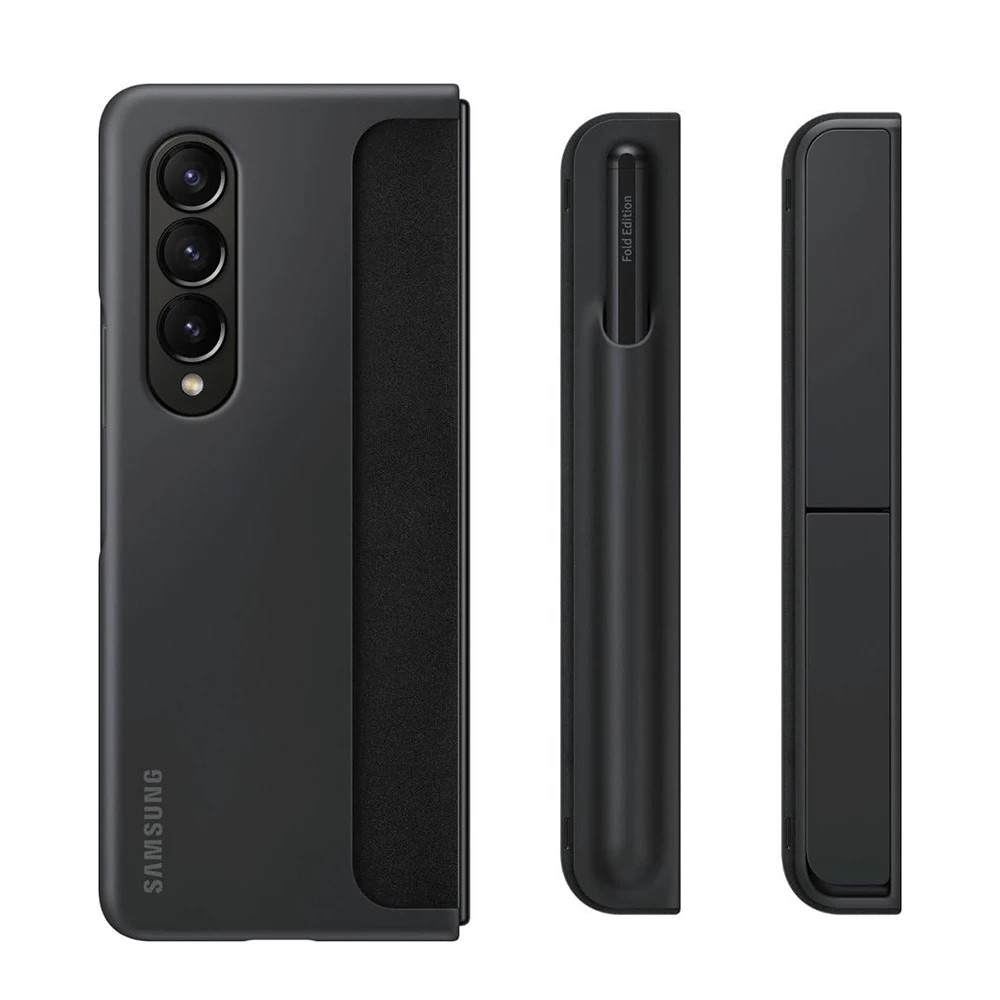 Оригинальный чехол-подставка с ручкой для телефона Samsung Galaxy Z Fold4 включая S Pen и