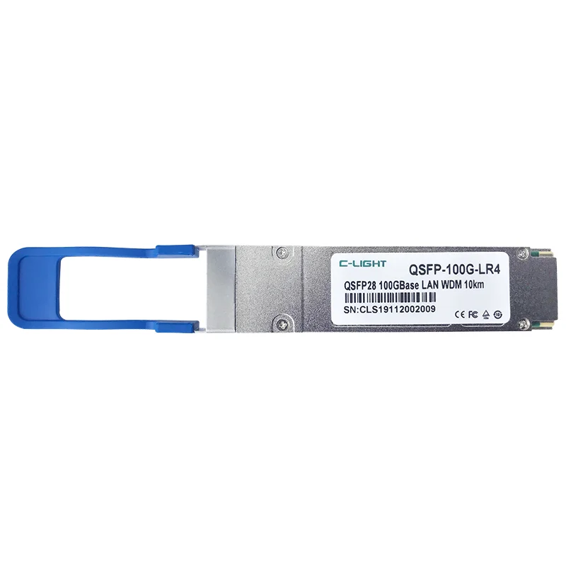 

C-светильник QSFP-100G-ER4 30km совместим с приемопередатчиком Jnper (SMF, 1295nm до 1309nm, 10km, LC, DOM)