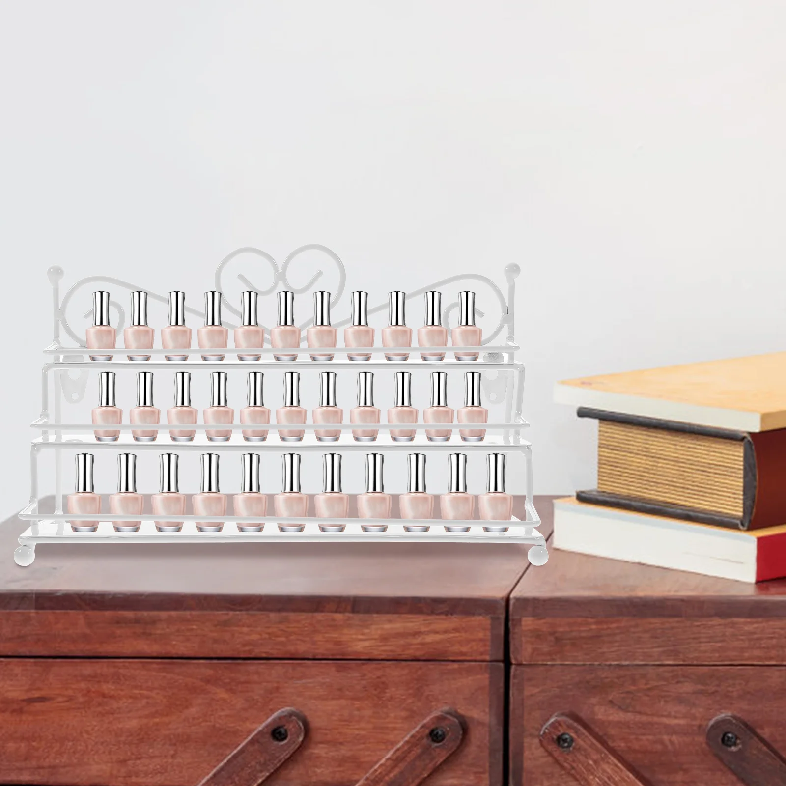 Органайзер для лака ногтей ящик хранения противоскользящий держатель стойка в