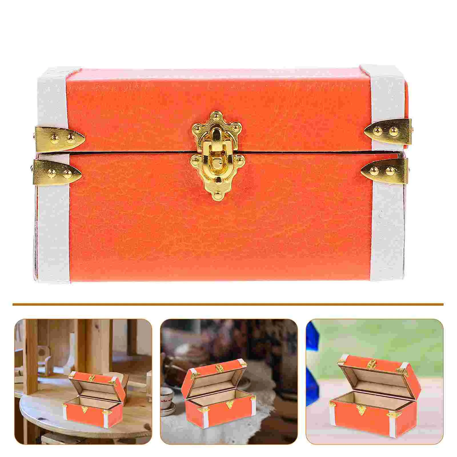 Мини-коробка для хранения аксессуары дома винтажный чехол чемоданы игрушечный