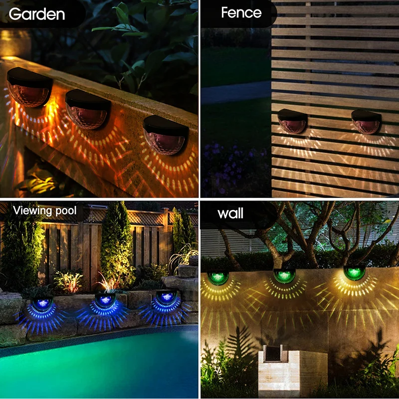 Настенный уличный светильник на солнечной батарее