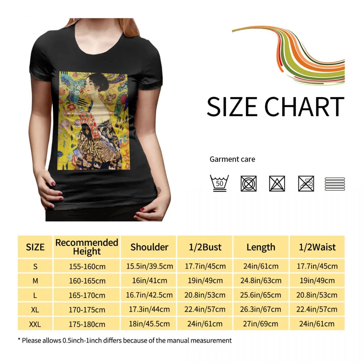 Женская футболка с фанатом Густава Климта современная модная высокого качества