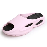 summer sports slides shoes women arch support memory foam pillow slides men eva non slip platform slippers outdoor beach sandals
