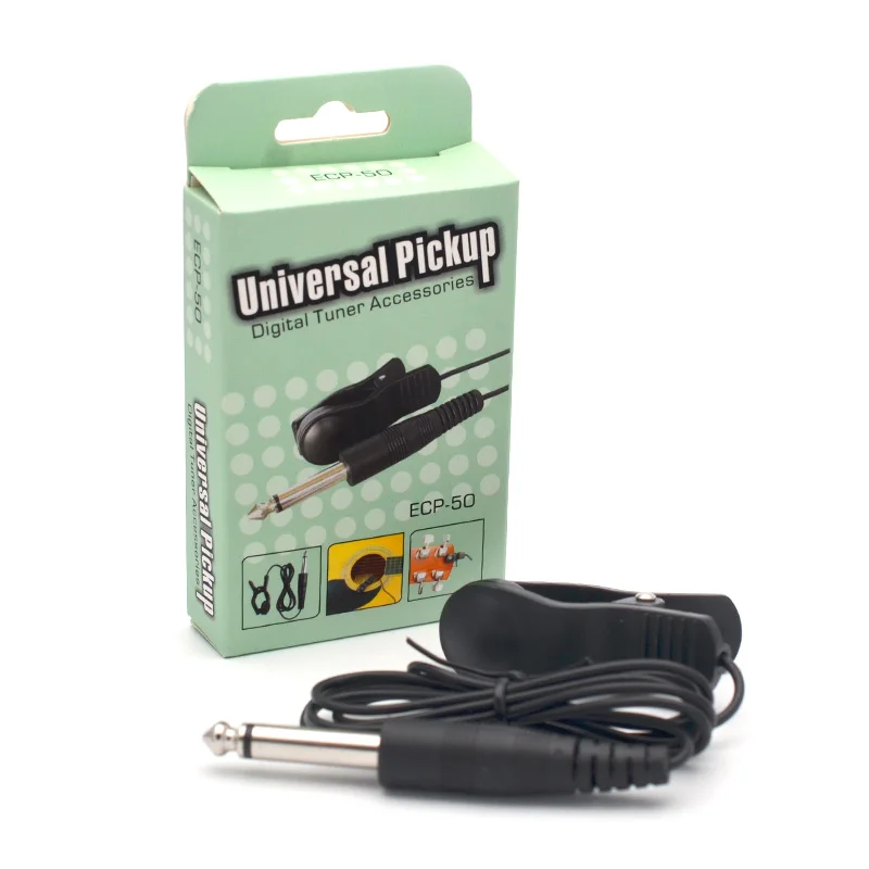 Зажим для акустической гитары кабель захвата встроенный датчик вибрации с
