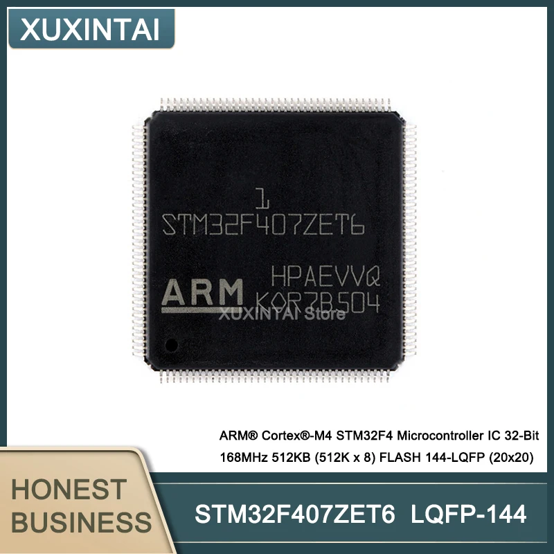 1 ~ 5 шт. новый оригинальный STM32F407ZET6 STM32F407 искусственный микроконтроллер IC 32-бит 168 МГц 512KB (512K x 8) FLASH