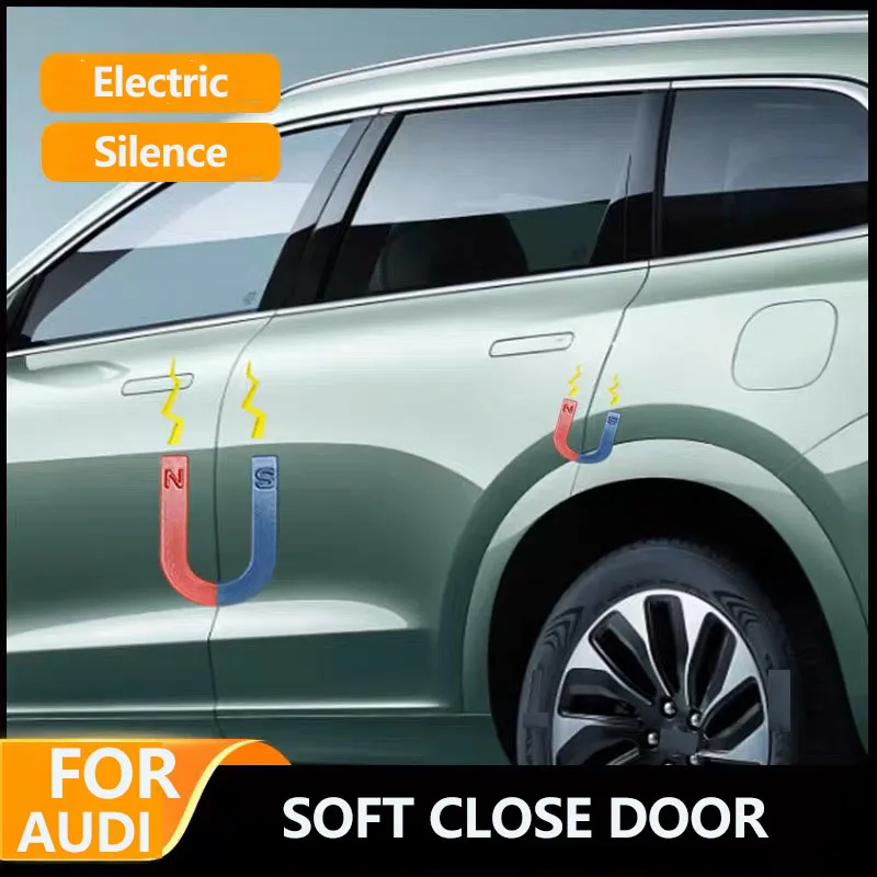 

Smart Electric Suction Door Lock For Audi E-tron C8 Car Accessories Super Silence Anti Pinch Automatic Soft Close Vehicle Door
