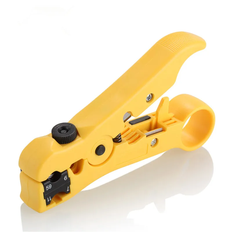 3 in1 Multi-function stripping wire tool Electrician universal coaxial cable stripper knife for UTP/STP RG59/6/7/11