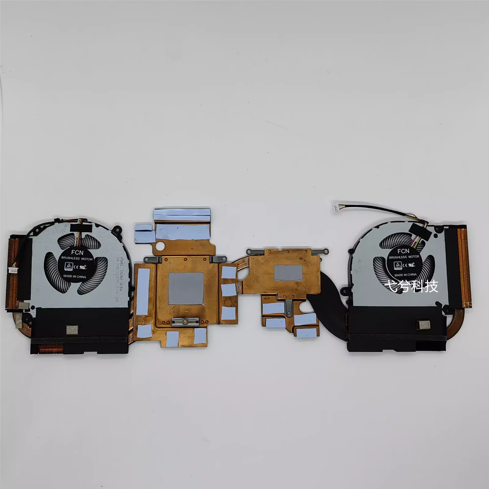 Оригинал для CLEVO PC50HP PC5H3-101 FMKL FMKK CPU + GPU охлаждающий вентилятор Радиатор