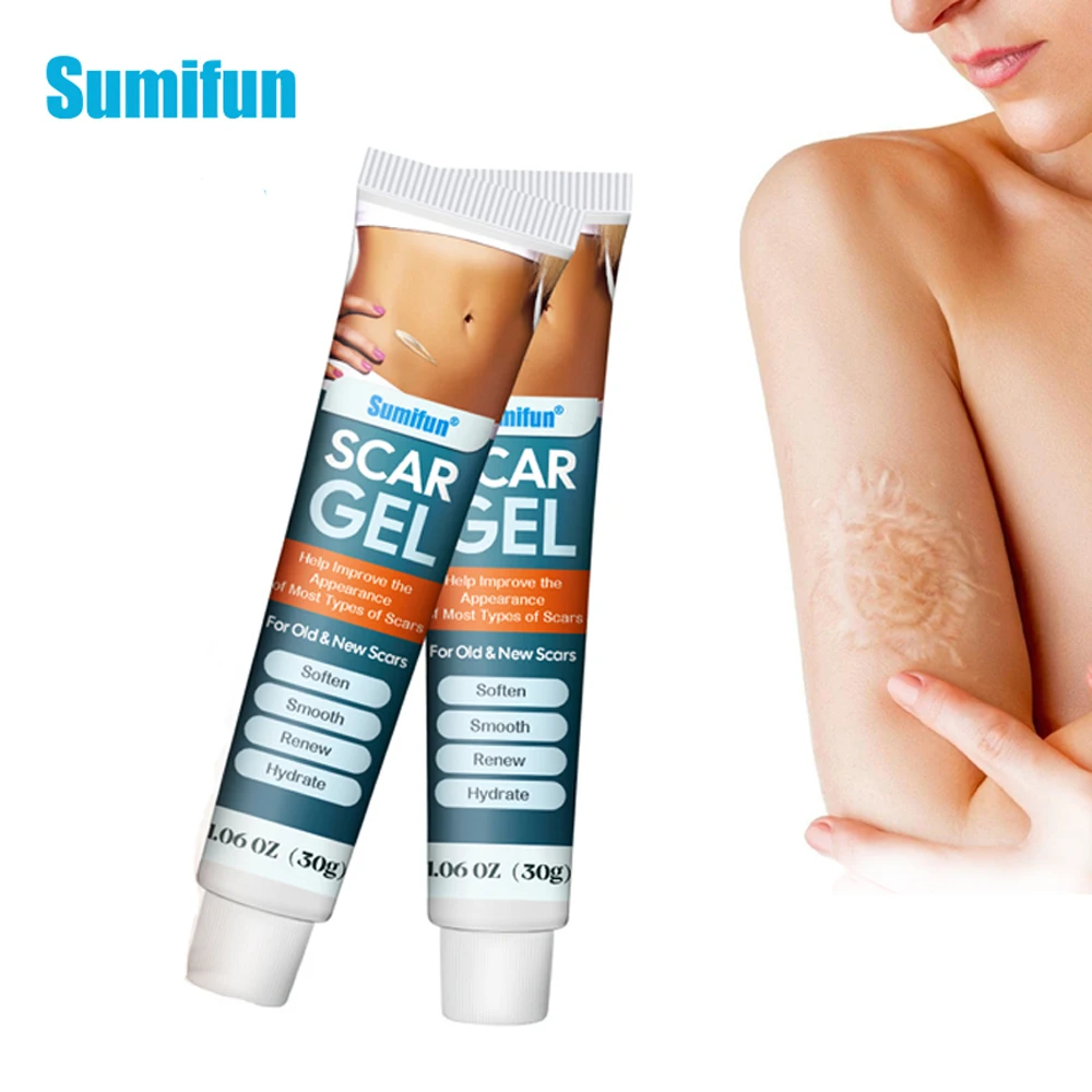 

1/2Pcs Scar Removal Cream Fast Removal Acne Pox Prints Burn Repair Health Care Gel Facial Skin Treatment Surgical Stretch Marks