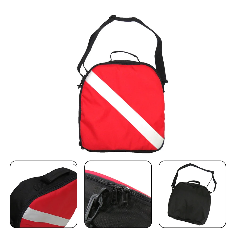 

Scuba Storage Bag Diving Regulator Bag 200g 32*32*7.5cm Nylon+foam Red+White 12.6*12.6*3.0in Hot Sale Practical