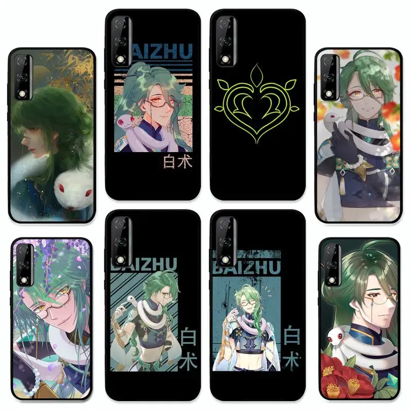 

Genshin Impact BAIZHU Phone Case For Huawei Y9 Y8 Y6 Prime Y7 Pro Y8s Y5 Mate 20 Pro 10 lite Cover