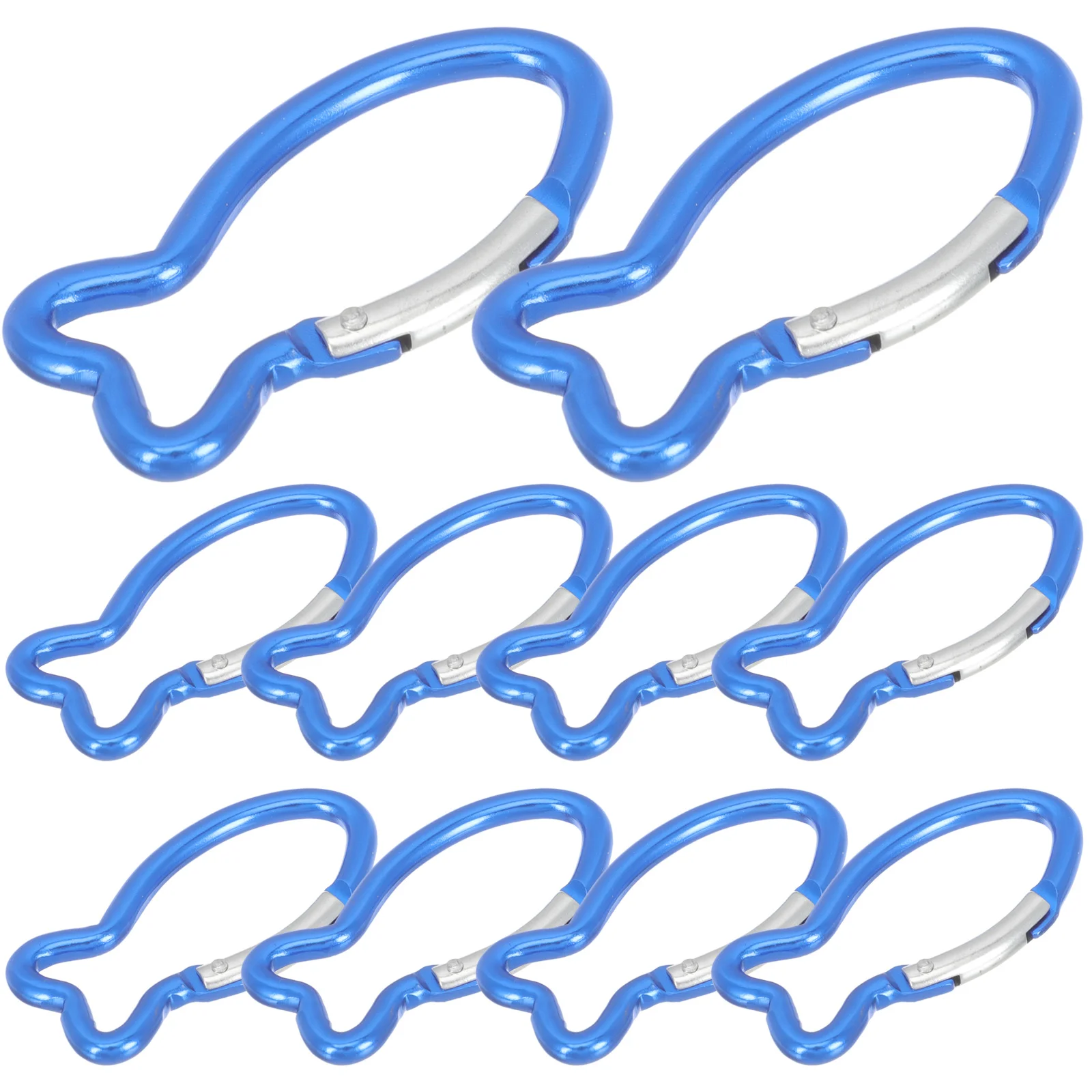 

10Pcs Fast Mountaineering Hanging Convenient Climbing Carabiner Key Chain Carabiner Clip for Climbing Hanging Outdoor