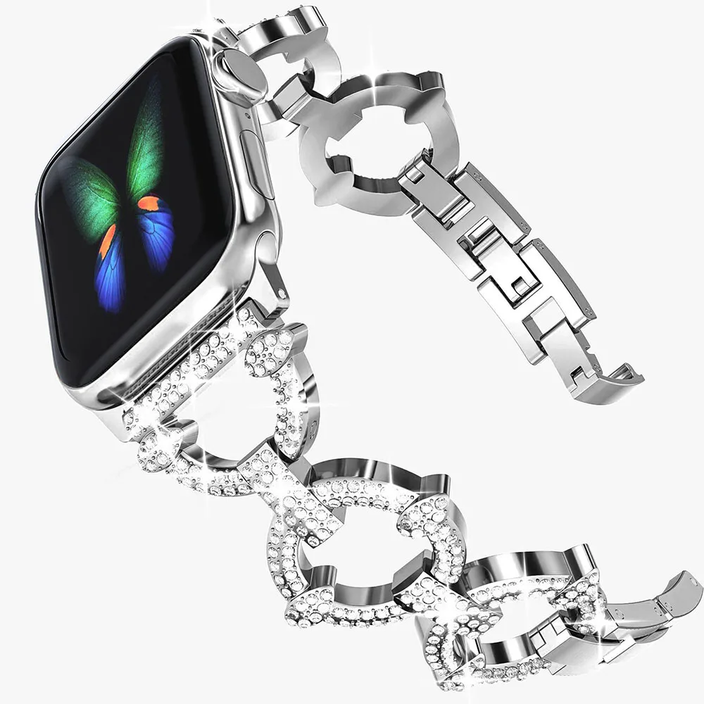 

Браслет металлический для Apple Watch Band 40 мм 42 мм 44 мм 38 мм 41 мм 45 мм