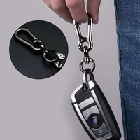 1 pcs keychain creative metal car 8 shape buckle horseshoe buckle gun black keyring