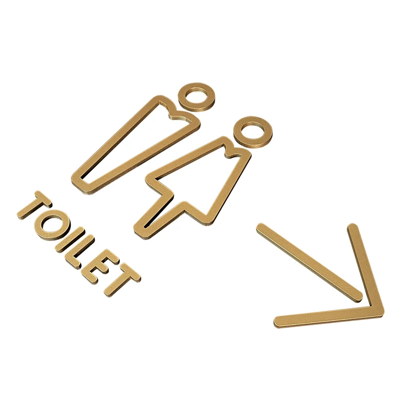 Знаки для туалета акриловые знаки с напоминанием логотипом дверные таблички