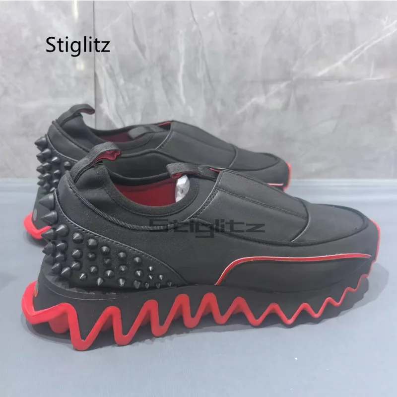 Повседневная мужская обувь на толстой подошве кожаная повседневная спортивная