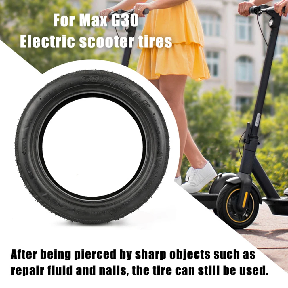 

10Inch 60/70-6.5 Electric Scooter Tyre Tubeless CST 853g Tires For Ninebot Max G30 High Quality Sporting Goods Accessories