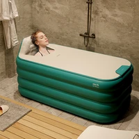 Inflatable Foldable Bathtub Shower Adults Large Winter Thick Body Solid Portable Bathtub Home Spa Banheira Bathroom Products DG5