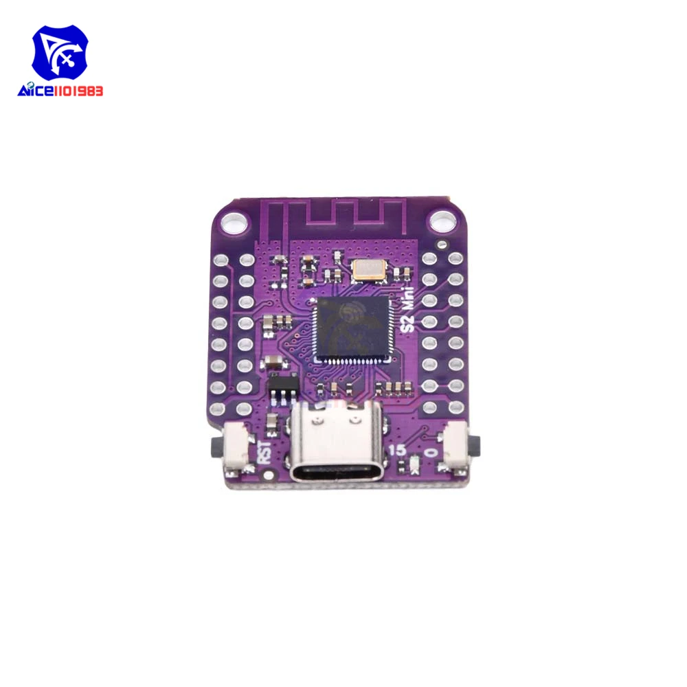 Мини-модуль ESP32 S2 с Wi-Fi флэш-память 4 МБ тип С подключение к Интернету вещей плата