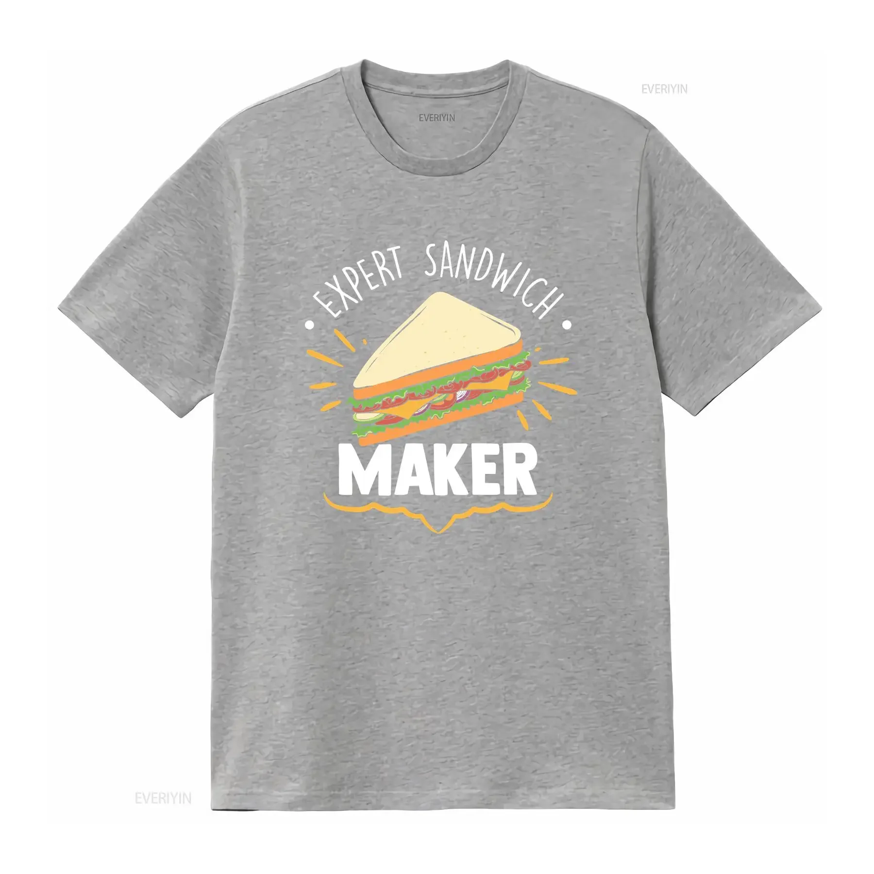 Фото Футболка Expert Sandwich Maker Funny Making Enthusiast, винтажная стираная мягкая модная универсальная повседневная футболка с рисунком слегка унисекс №4