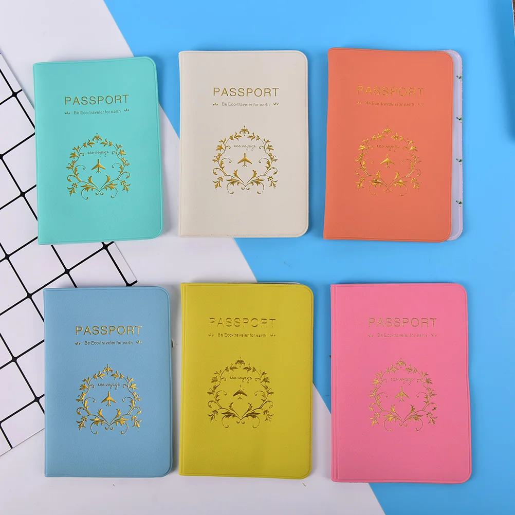 

New Travel Utility Simple Passport ID Card Cover Holder Case Protector Skin PVC