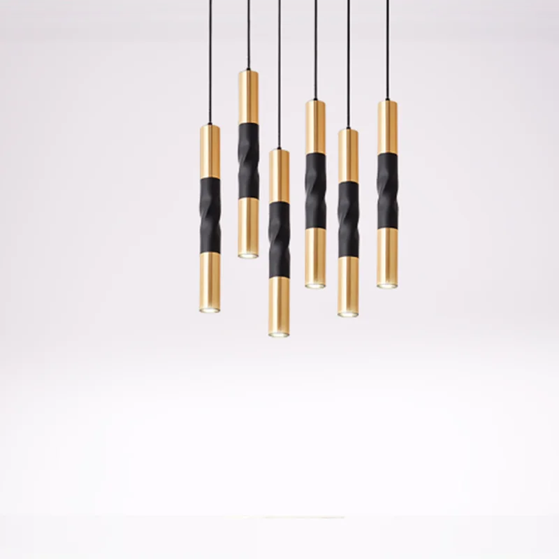 

Светодиодные подвесные светильники в скандинавском стисветодиодный, длинная трубчатая лампа для кухонного островка, магазина, барной стой...