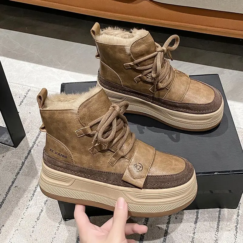 Зимние ботинки женские австралийские женская обувь 2024 зимние сапоги в стиле