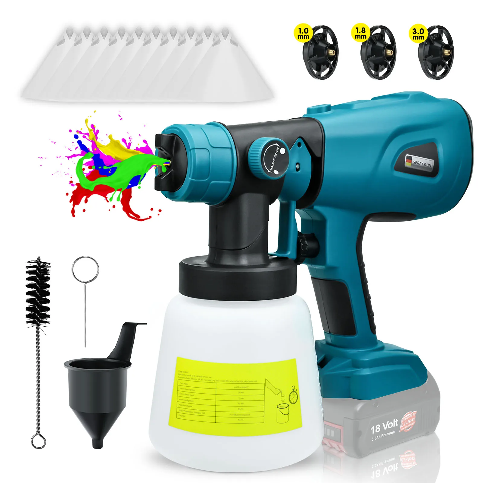 

Электропистолет-распылитель RexLeLXB для краски 1000 мл