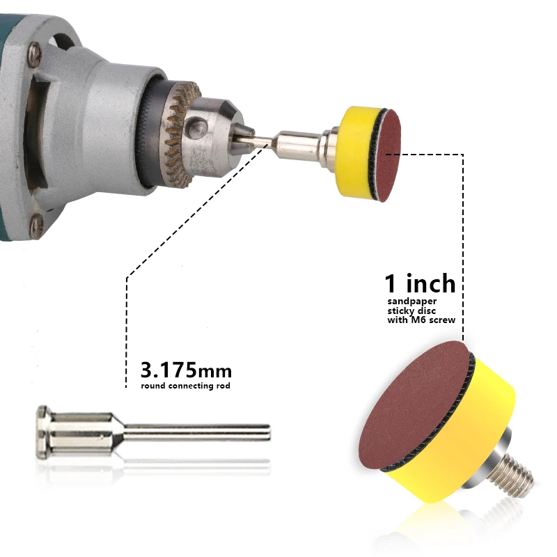 XCAN 2-дюймовые флокирующие шлифовальные диски