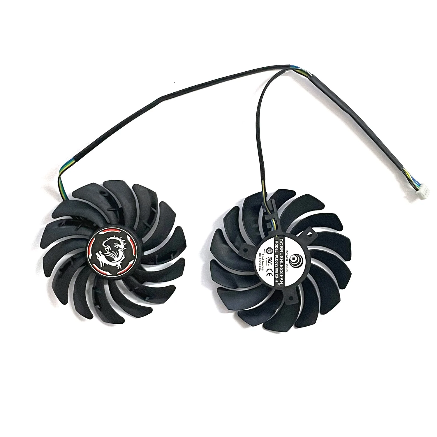 Кулер для графики Msi Geforce Gtx 1650 Super 1660 1660Ti Gaming X Videokaart Fan PLD09210B12HH PLD09210S12HH 85 мм 4PIN GTX1660 -