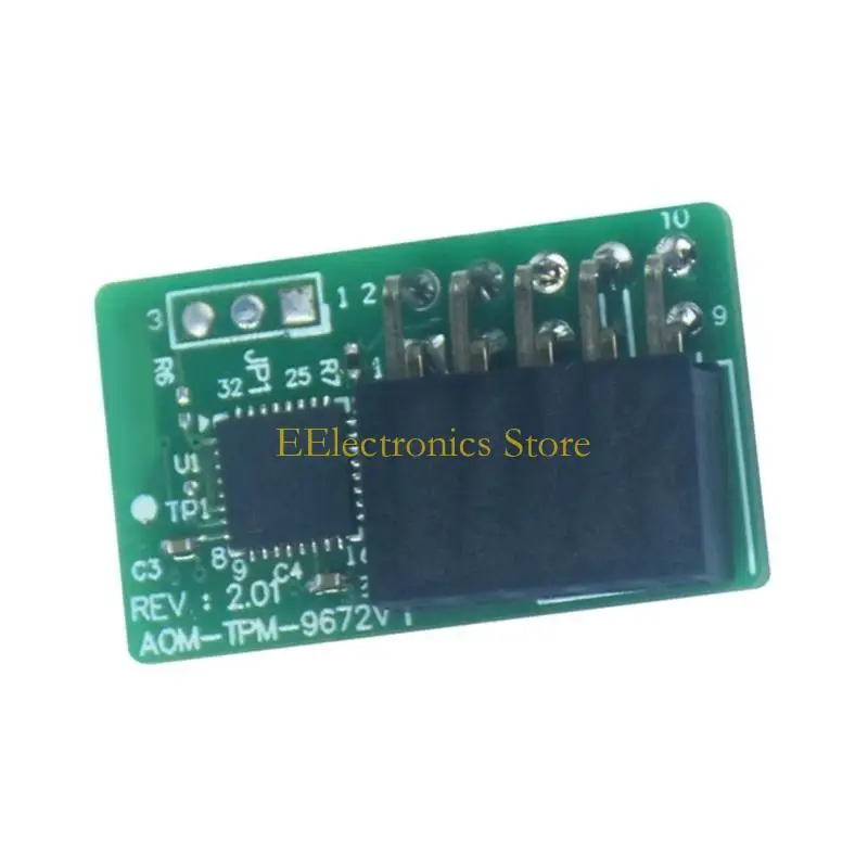 Фото B03C AOM-TPM-9672V TPM2.0 с 10-контактным SPI обеспечивает безопасность цифровой среды для материнских плат №5