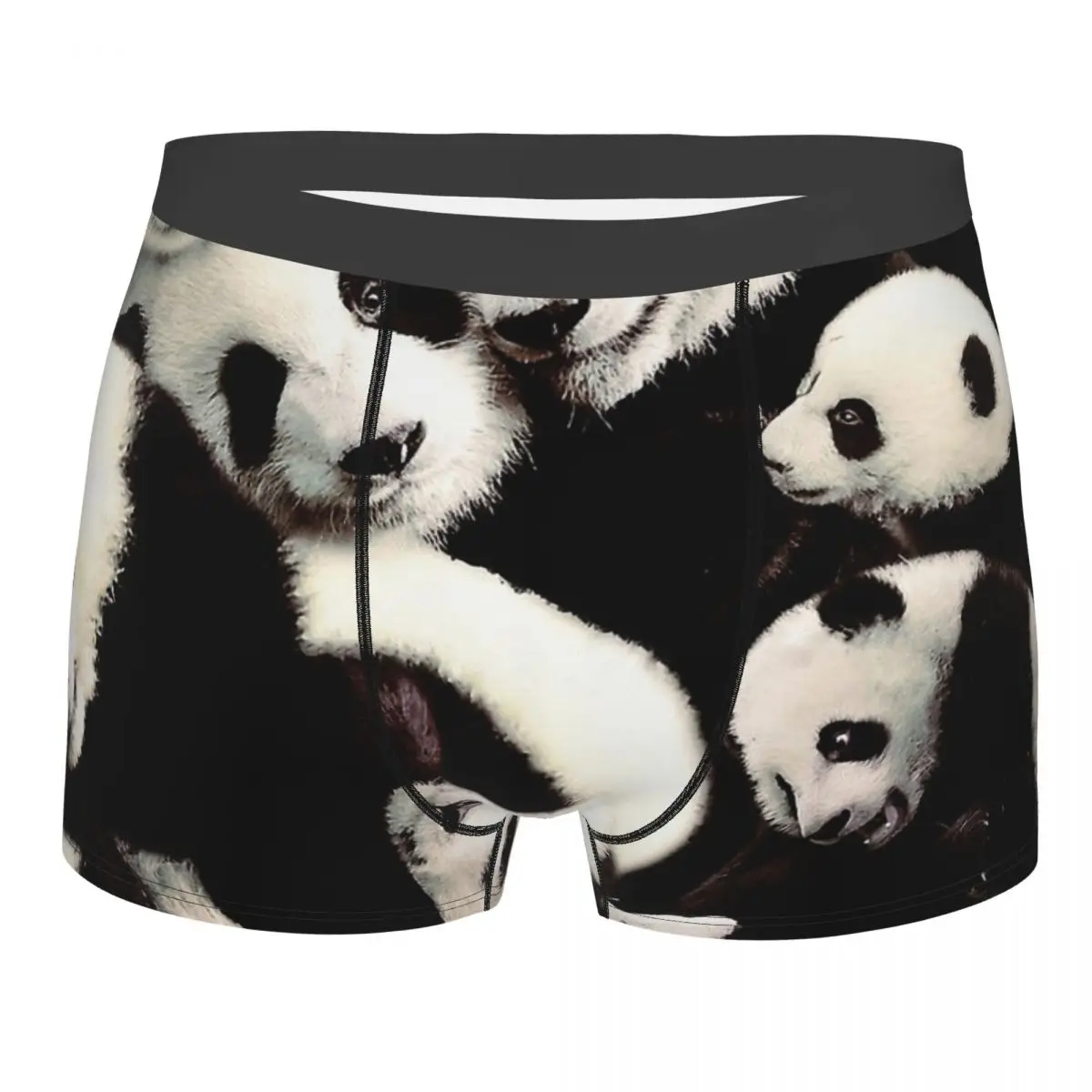 

Pandas Animal Meme Underpants Breathbale Panties Man Underwear Ventilate Shorts Boxer Briefs