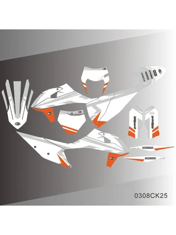 Для KTM SX SXF XC XCF 250 300 350 450 2019 2020 2021 2022 EXC EXCF XCW 2020 2021 2022 2023 Графические наклейки Наклейки Фон