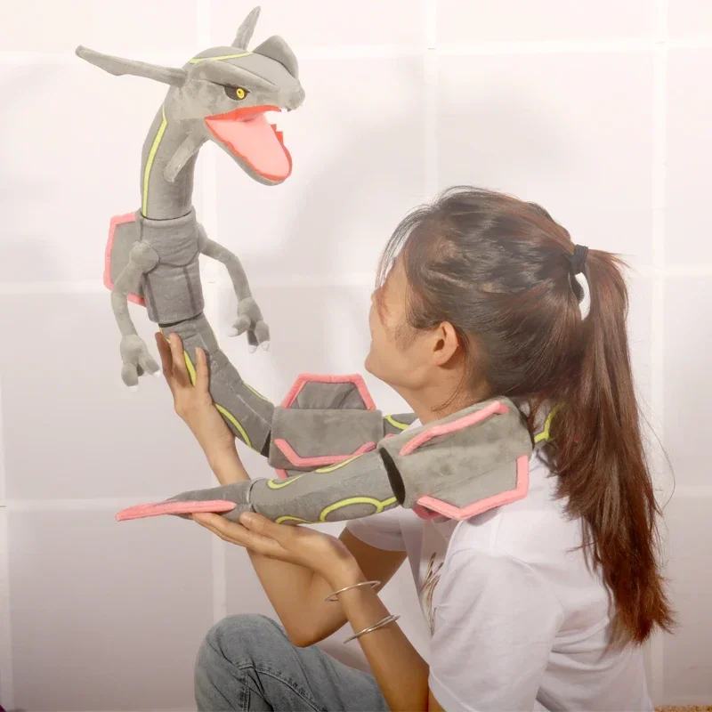 170 см большой плюшевый Покемон Rayquaza Аниме Кукла милый гигантский мягкая плюшевая