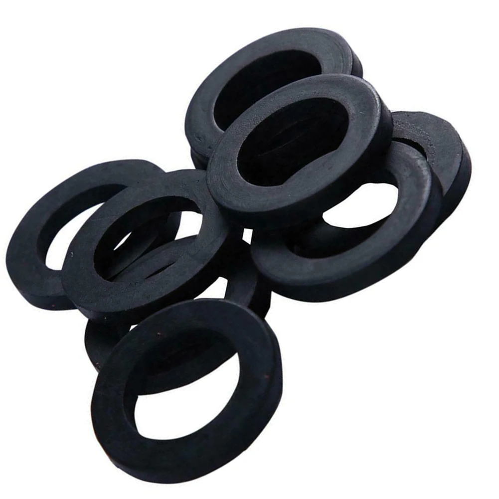 

10pc Shower Hose Seal Rubber Washers 1/2" Rubber Ring Flat Gasket Sealing Ring For Shower Nozzle Hose Pipe Bathroom Tap Washers