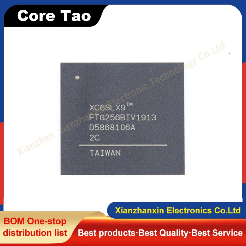 

1PCS/LOT XC6SLX9-2FTG256 XC6SLX9-FTG256 XC6SLX9 BGA-256 Embedded programmable logic chip IC brand new original