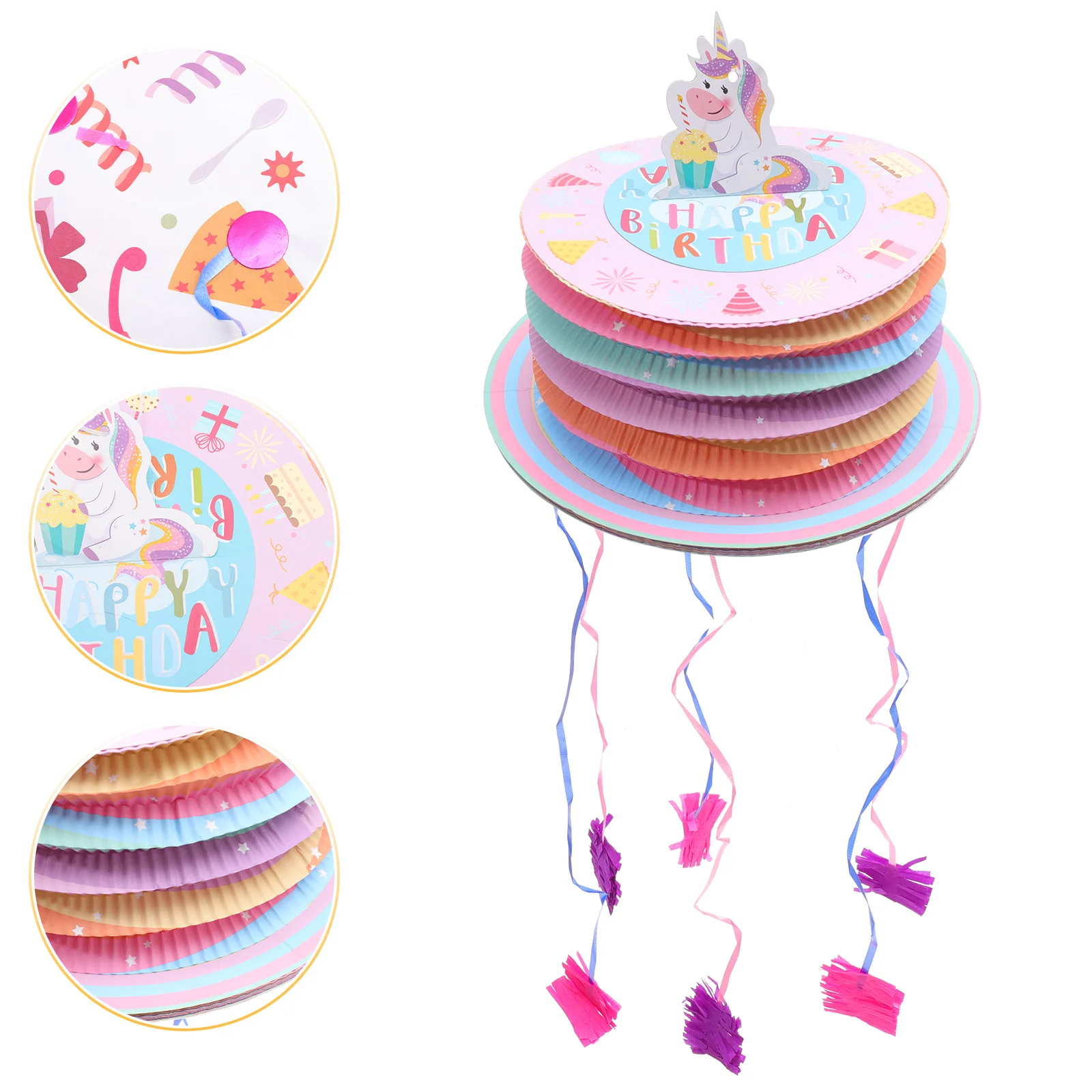 

Pinata String Pinatas Lantern Party Birthday Hanging Decor Festival Ornaments Decoration Mini Animal Girls Toy Down Kids Spring