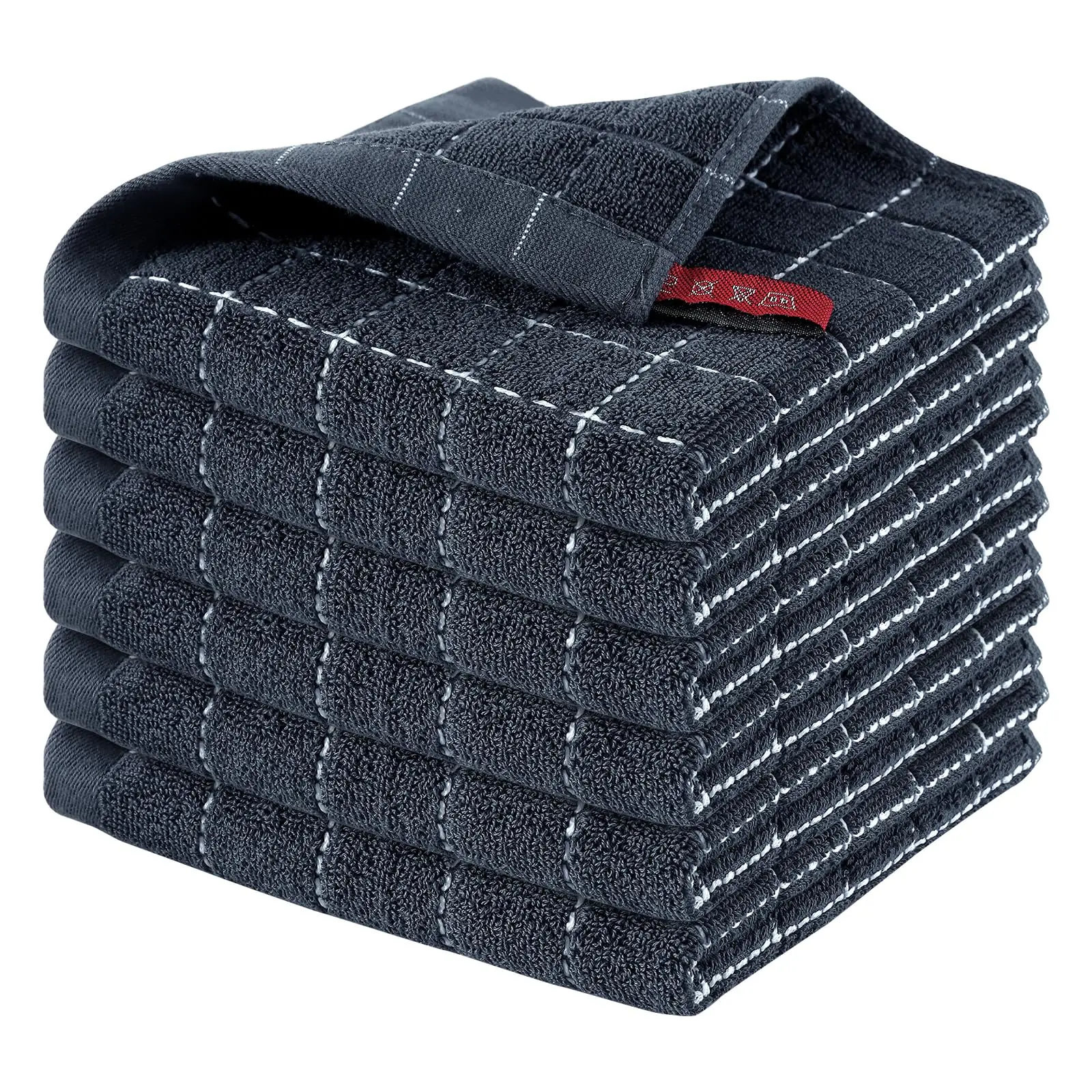 

Хлопковые махровые кухонные полотенца 6 шт