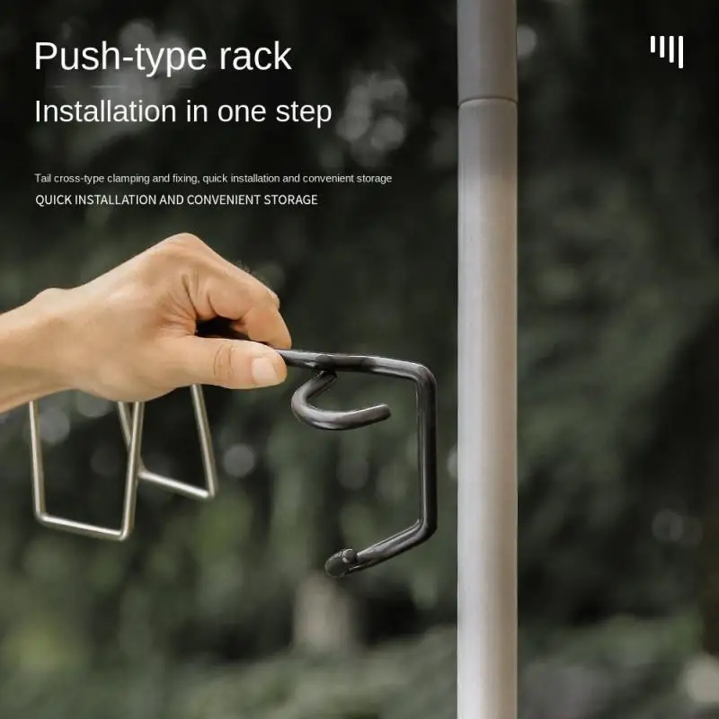 

Water Cup Stand Stainless Steel Anti-skid Safety Strong Load-bearing Portable Camping Equipment Cup Holder Silver Cup Frame