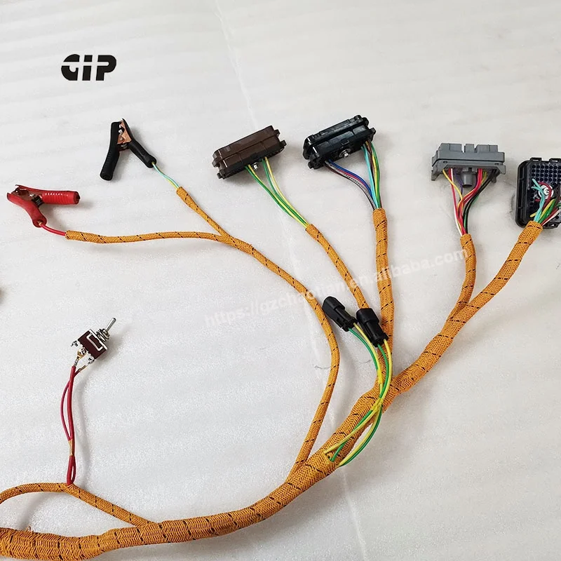 Construction machinery parts for CAT C6.4 C6.6 C7 C9 C11 C13 C15 engine test cable harness images - 6