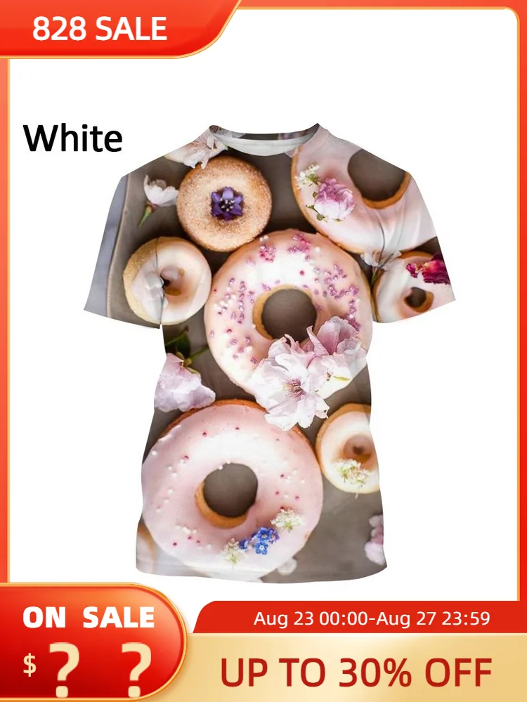 

Футболка с круглым вырезом и коротким рукавом, с 3D-принтом