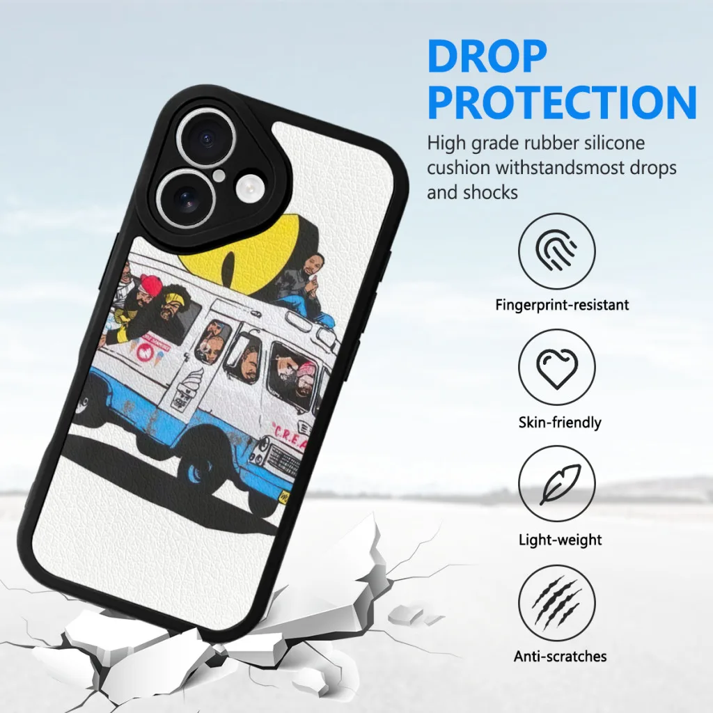 Чехол для телефона iPhone 16 Pro Max Силиконовый чехол WU-T-TANG CLAN Аниме