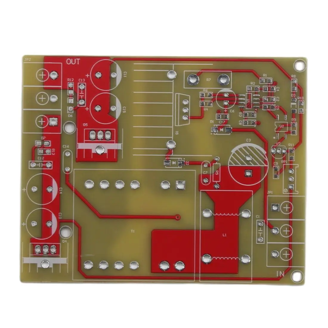 Одиночная регулируемая плата усилителя 12 В постоянного тока (10-24 В), переходник В +/-двойную строку, печатная плата для модификации автомобильного аудио, «сделай сам»