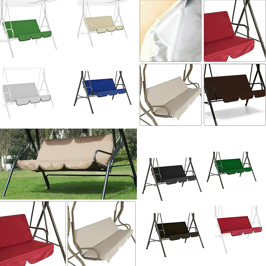 Seat Cushion Cover Set Patio Swing Chair Hammock Replacement Waterproof Garden