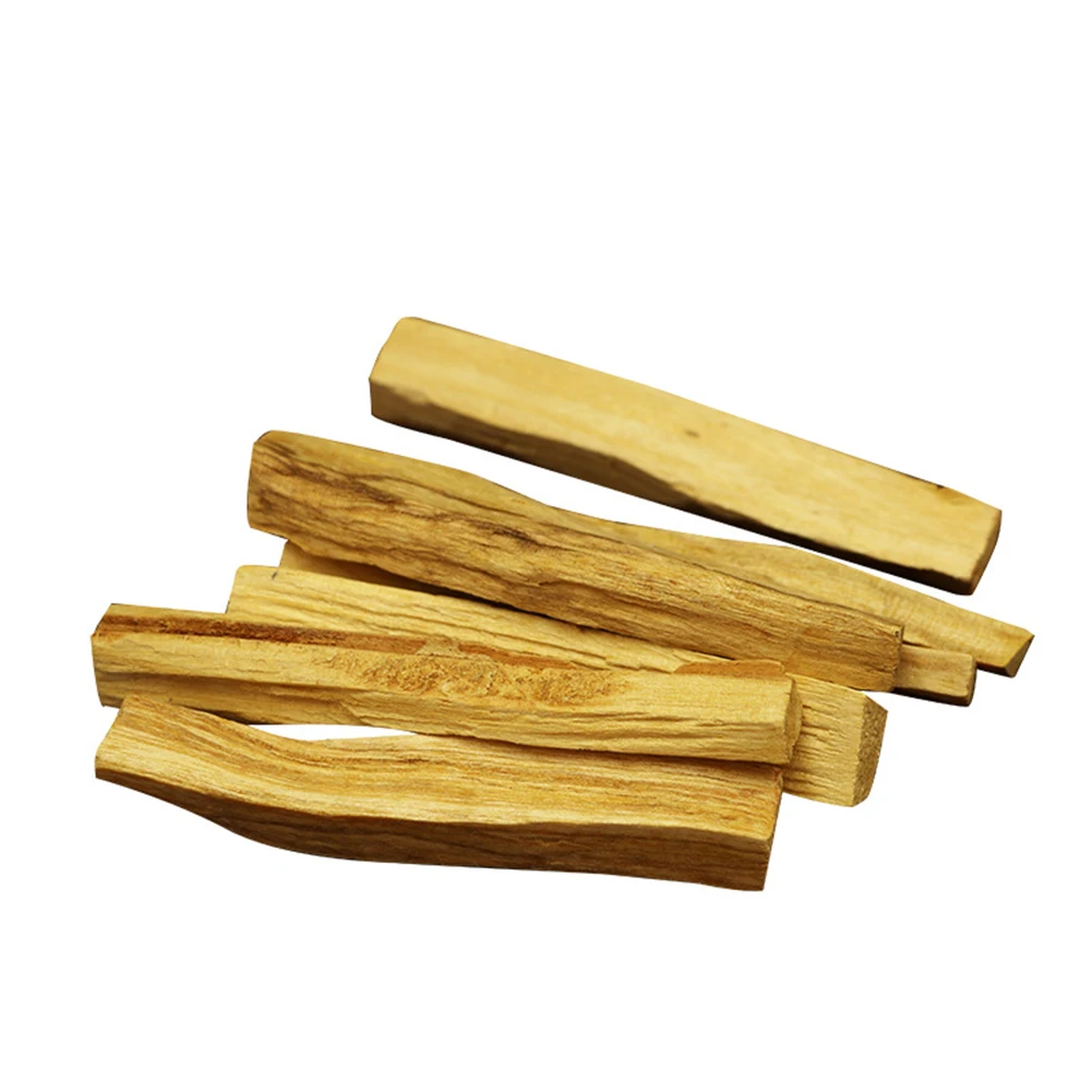 

1-3pcs Palo Santo Natural Incense Sticks Wooden Smudging Stick Aromatherapy Burn Wooden Sticks No Fragrance (Random Type)