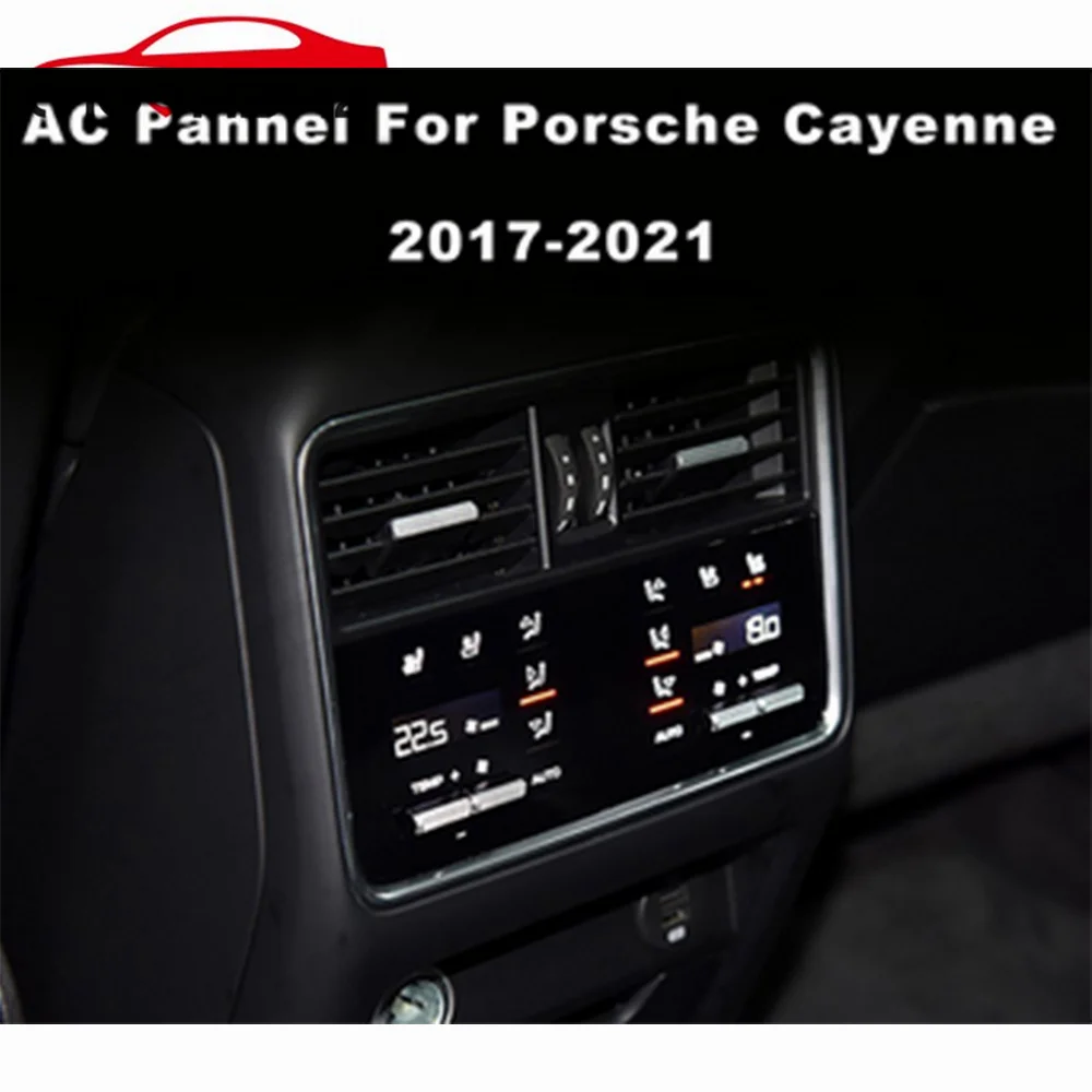 Air Conditioner Panel For Porsche Cayenne 2017- 2021 AC Board Car Temperature Control Touch LCD Screen Digital Multimedia Player