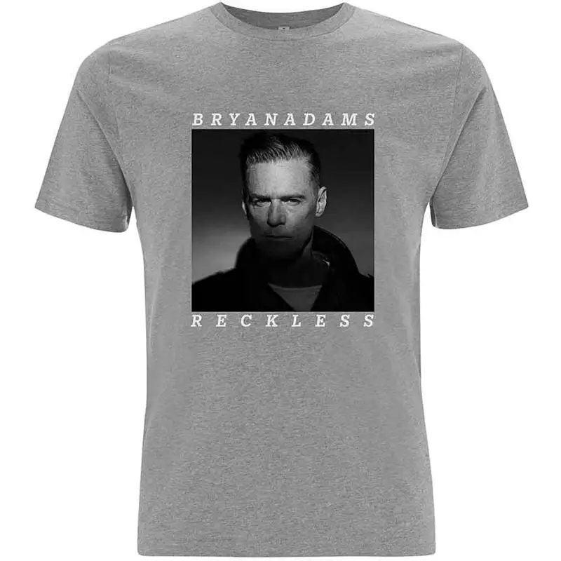 Фото Футболка Bryan Adams Reckless, серая, новая №1