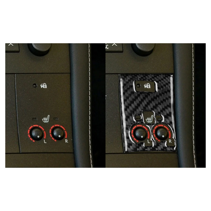 Черные наклейки из углеродного волокна декоративные аксессуары для салона