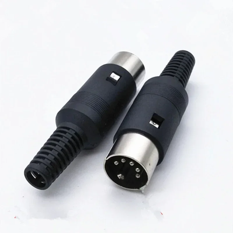 1 шт. штекерный/гнездовой разъем DIN 3/4/5/6/7/8 PIN для крепления кабеля на шасси